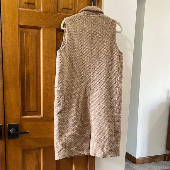 NWOT POL Double-Breasted Long Waist Coat with Thick Textured Fabric - Picture 2 of 5